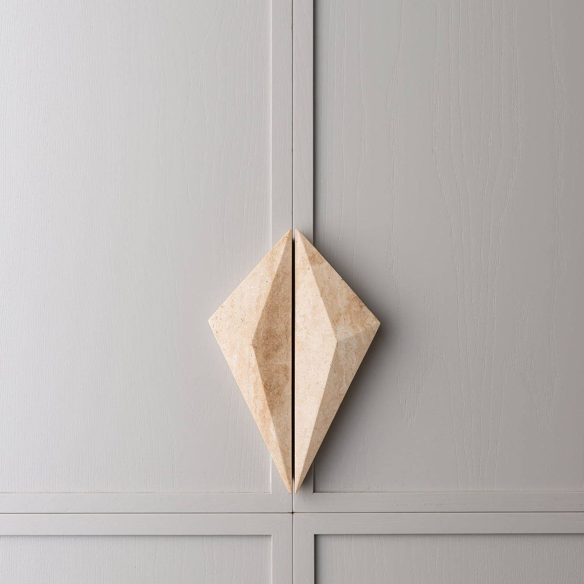 Prism Travertine Handle — view 7