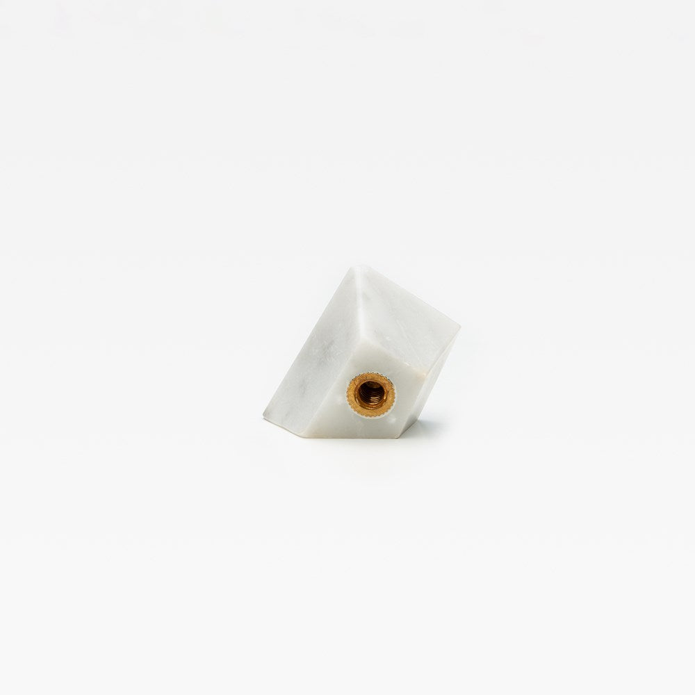 Prism Marble Knob Carrara — view 7
