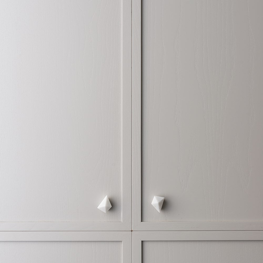 Prism Marble Knob Carrara — view 6