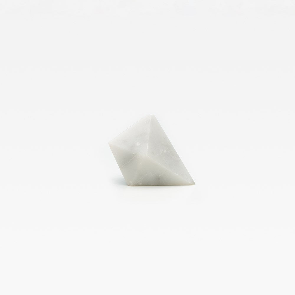 Prism Marble Knob Carrara — view 1
