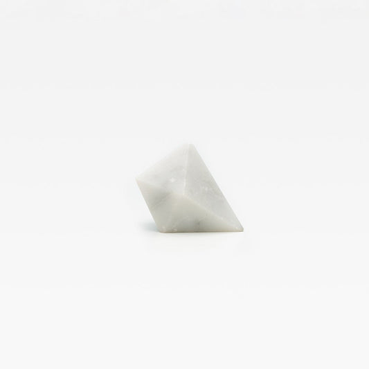 Prism Marble Knob Carrara — view 1