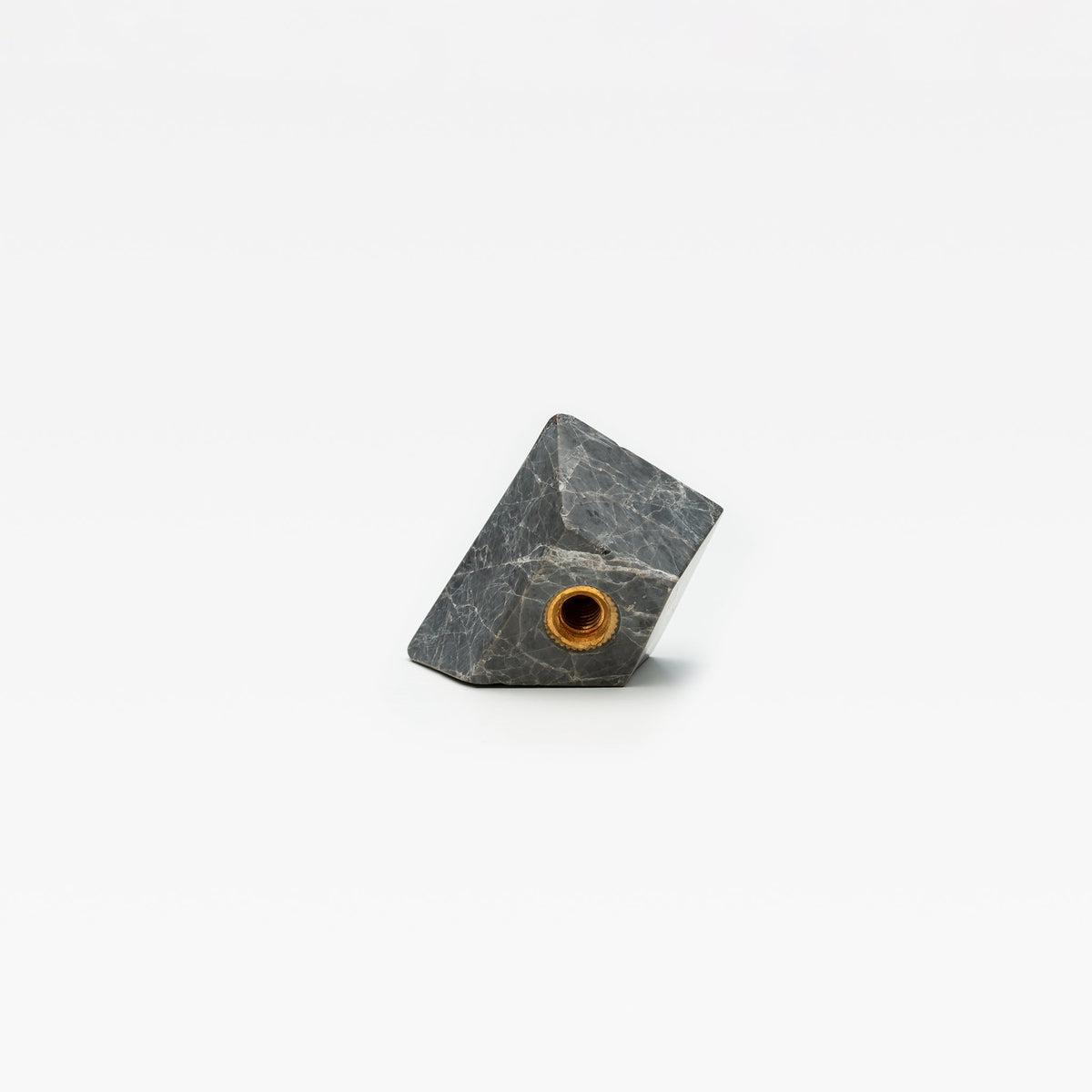 Prism Marble Knob Tundra Grey — view 7