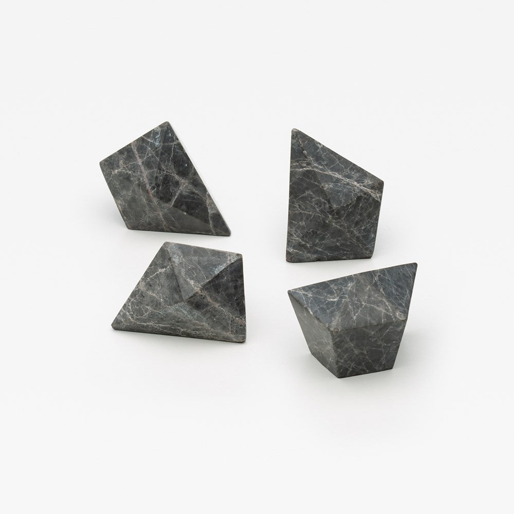 Prism Marble Knob Tundra Grey — view 2