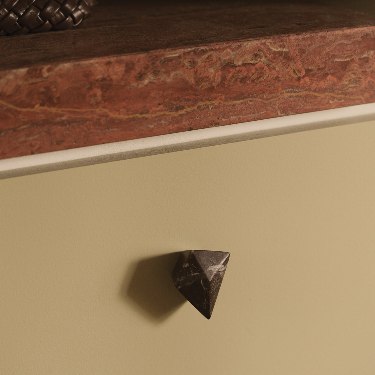 Prism Marble Knob Viola — view 3