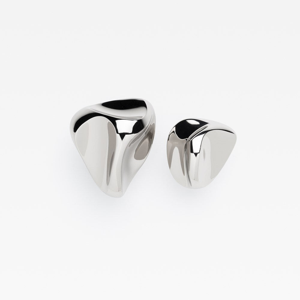 Rubble Knob Polished Nickel — view 4