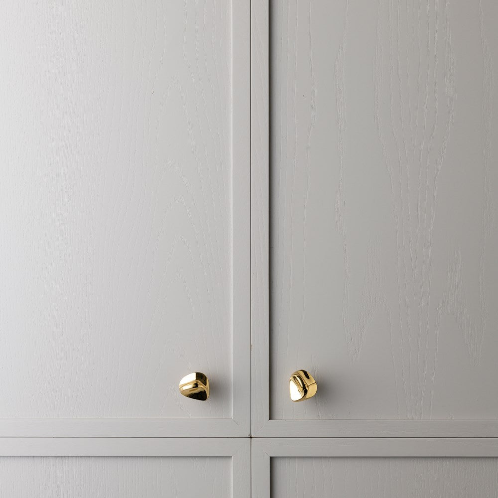 Rubble Knob Polished Brass — view 6