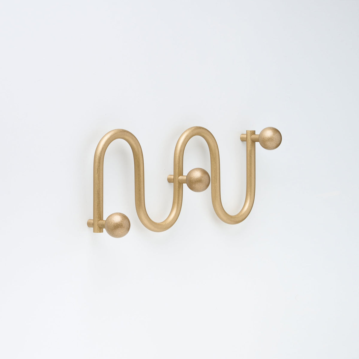 Sphere Hook XL Tumbled Brass — view 3