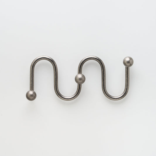 Sphere Hook XL Tumbled Nickel — view 1