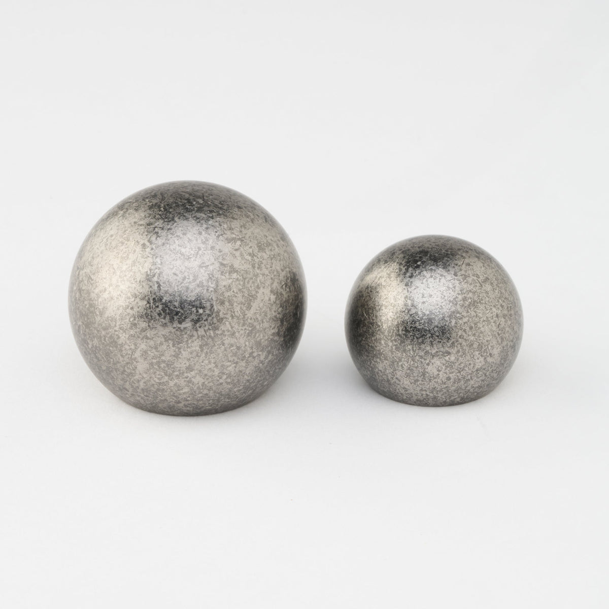 Sphere Knob Tumbled Nickel — view 1
