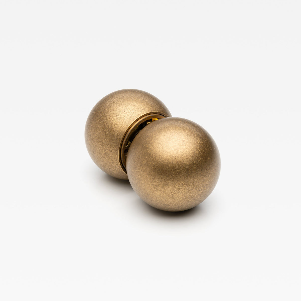 Sphere Passage Set Tumbled Brass — view 2