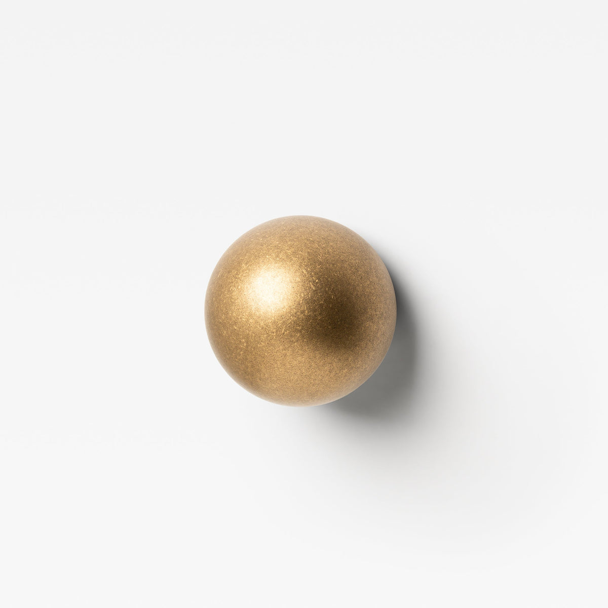 Sphere Passage Set Tumbled Brass — view 1