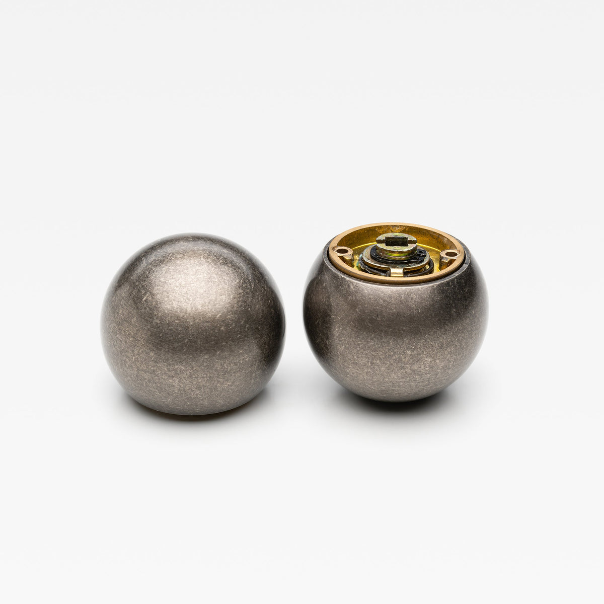 Sphere Passage Set Tumbled Nickel — view 3