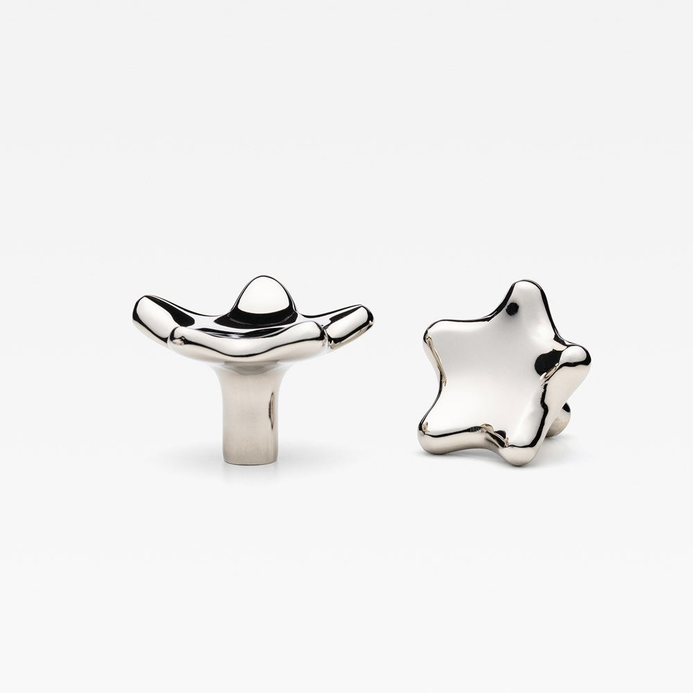 Star Knob Polished Nickel — view 1