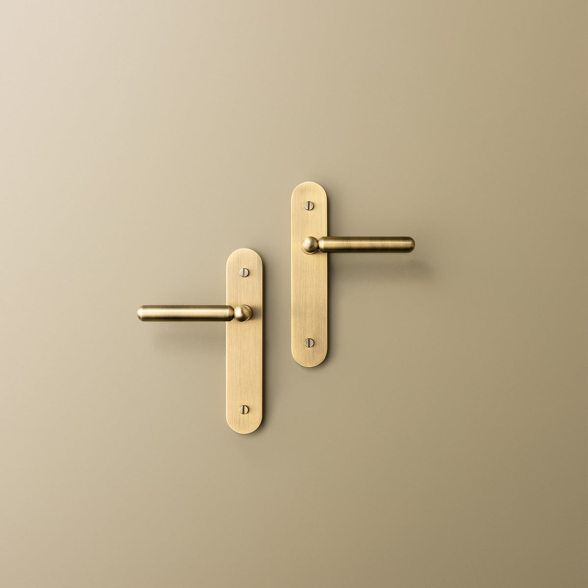 Tubby Lever Aged Brass — view 2