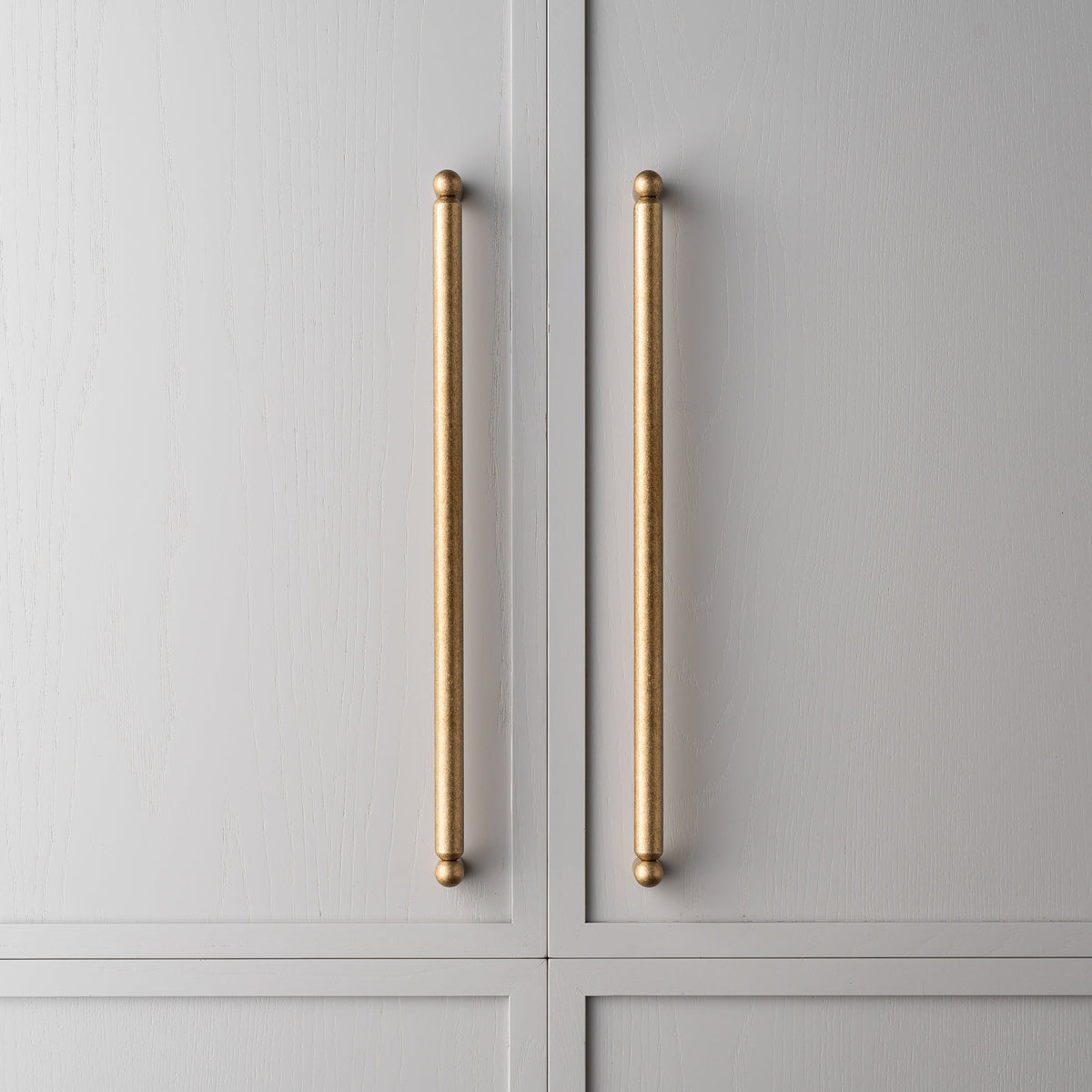 Tubby Pull Tumbled Brass — view 9
