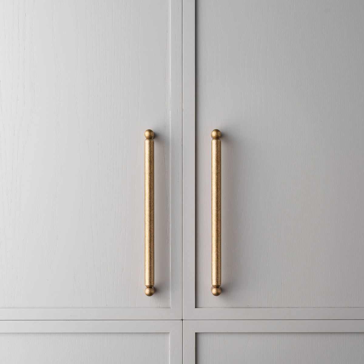 Tubby Pull Tumbled Brass — view 8