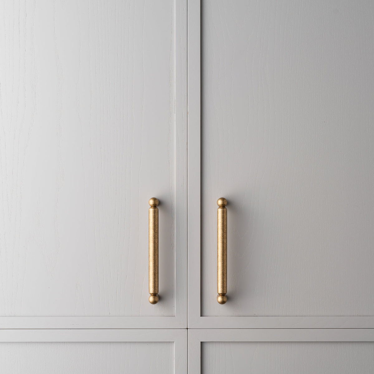 Tubby Pull Tumbled Brass — view 7