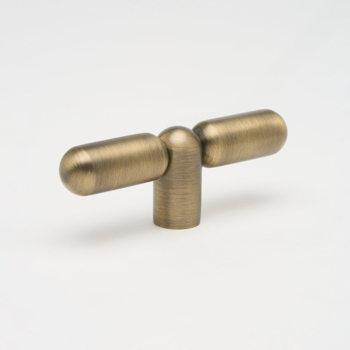 Tubby T-Pull Aged Brass — view 1