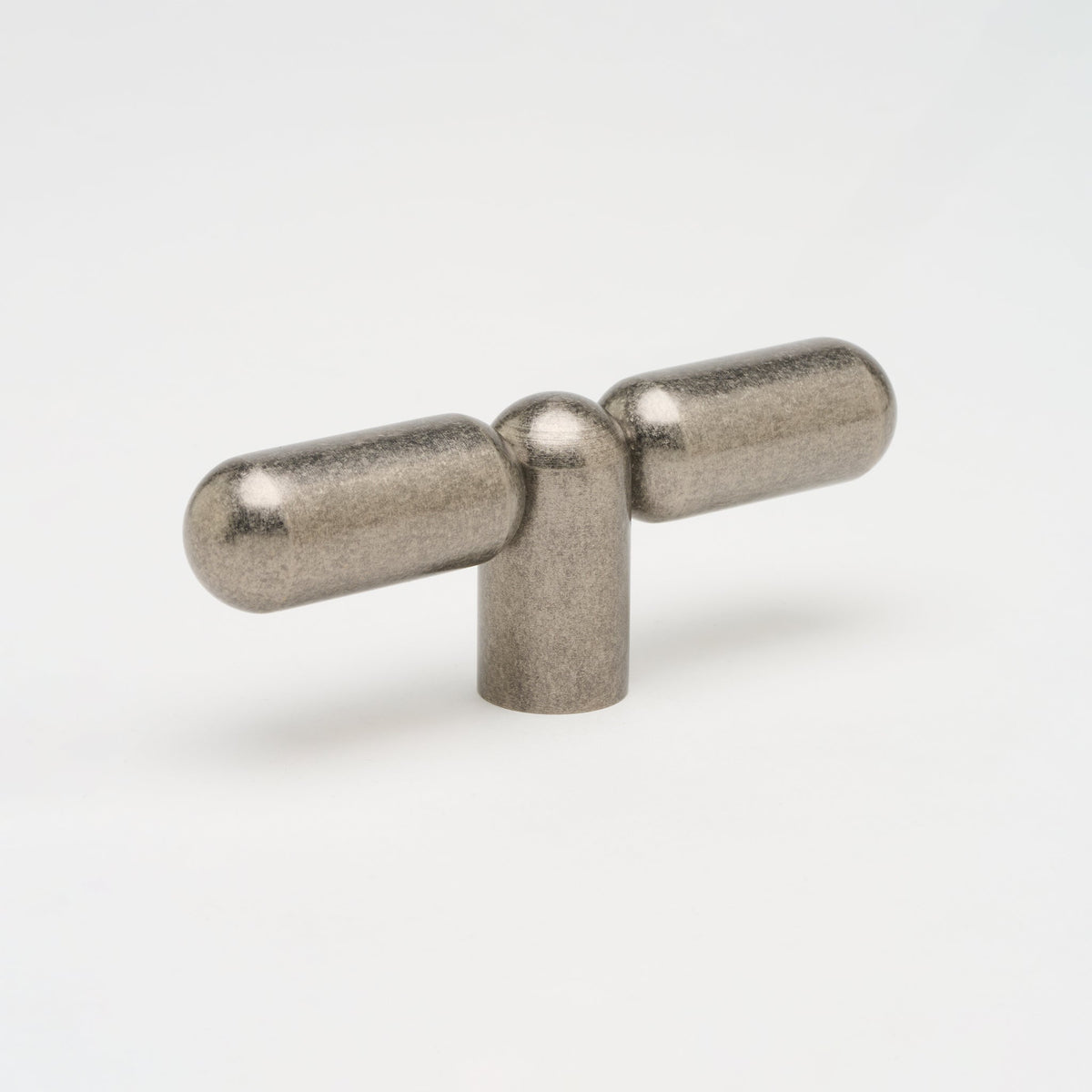 Tubby T-Pull Tumbled Nickel — view 1