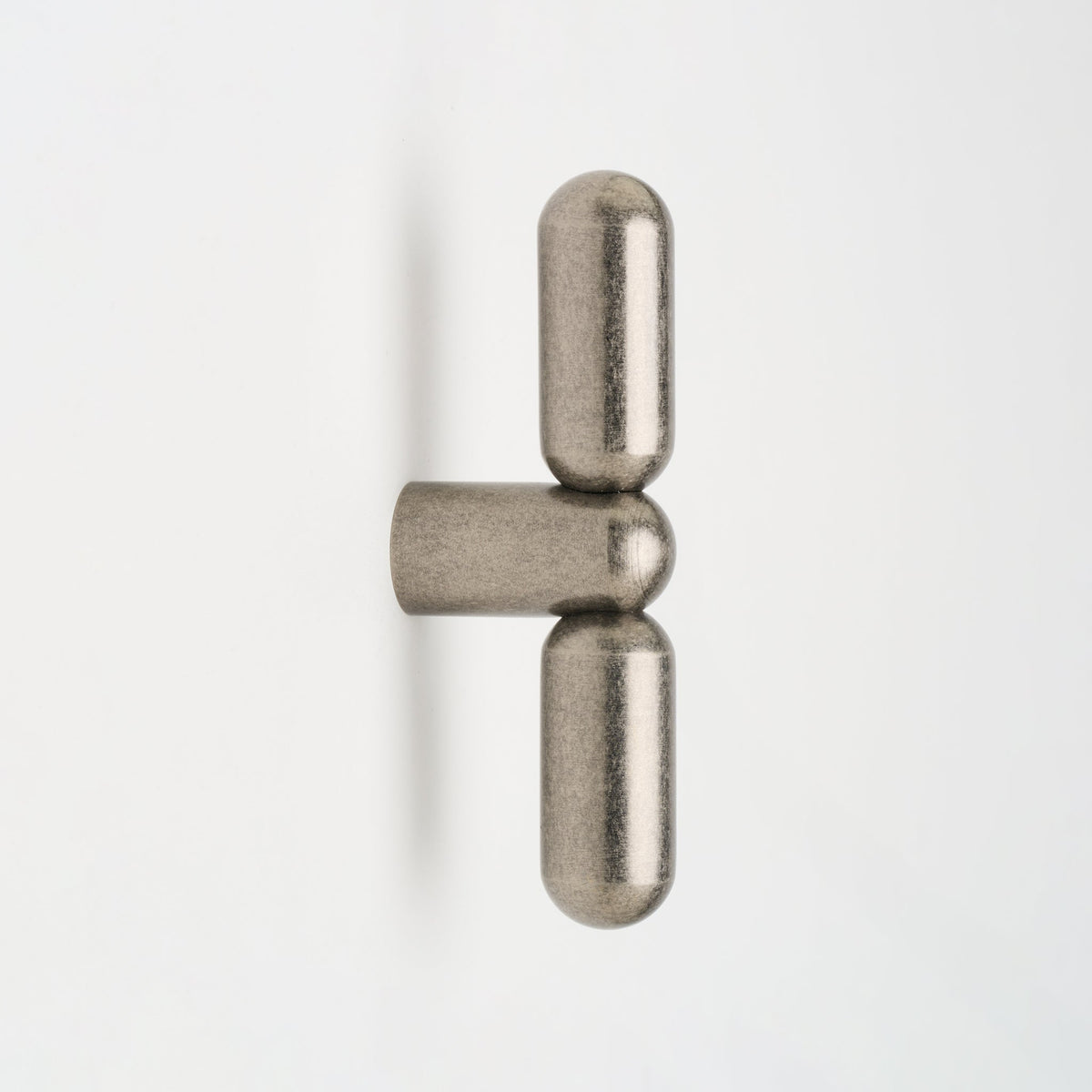 Tubby T-Pull Tumbled Nickel — view 4