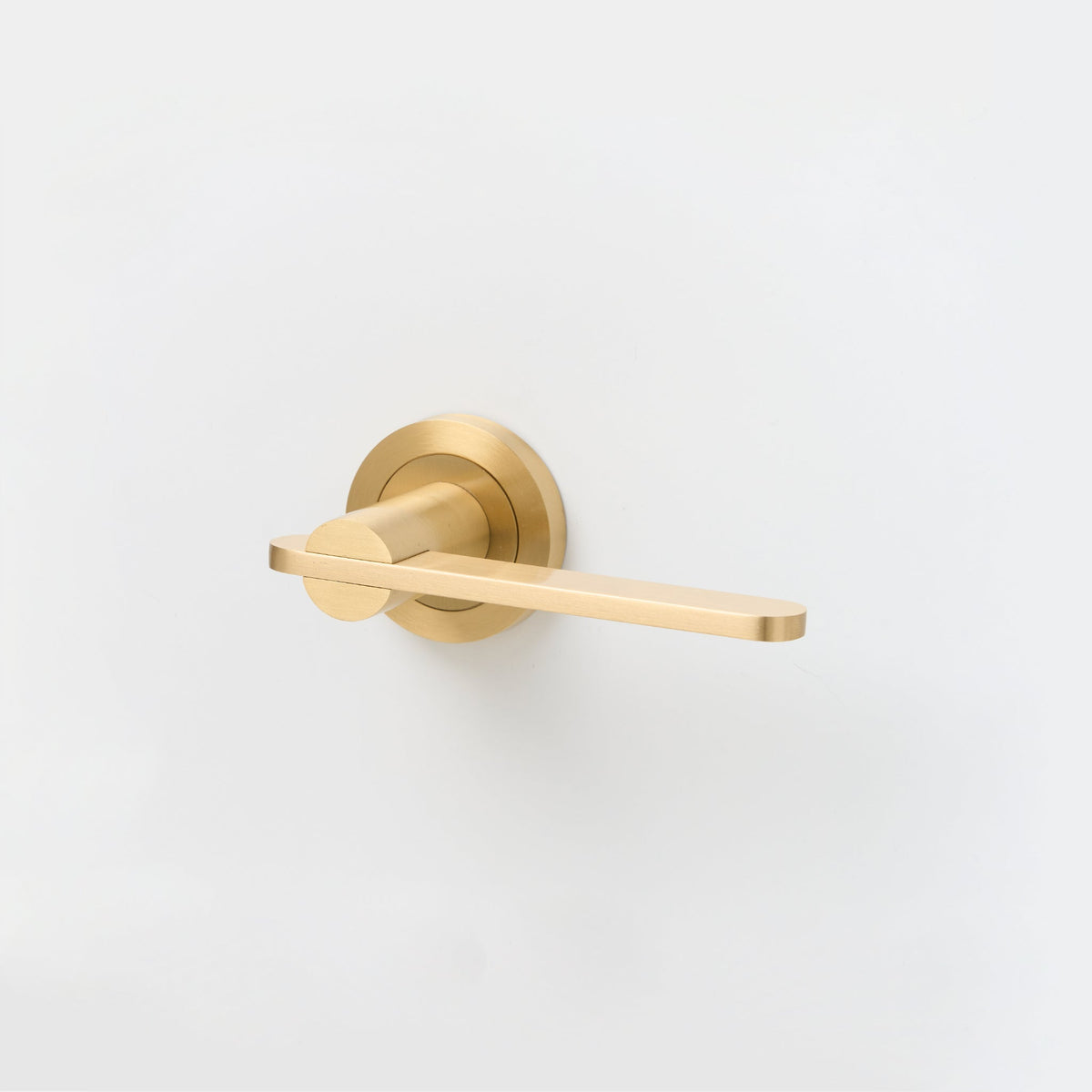 Intersect Lever Brass — view 1