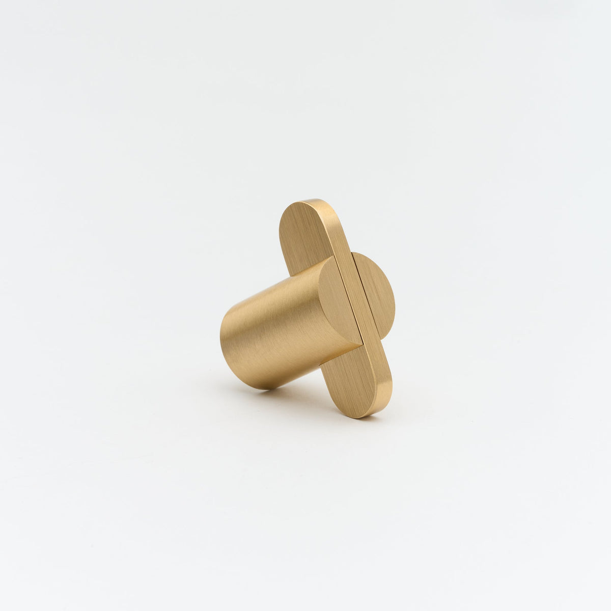 Intersect Knob Brass — view 5