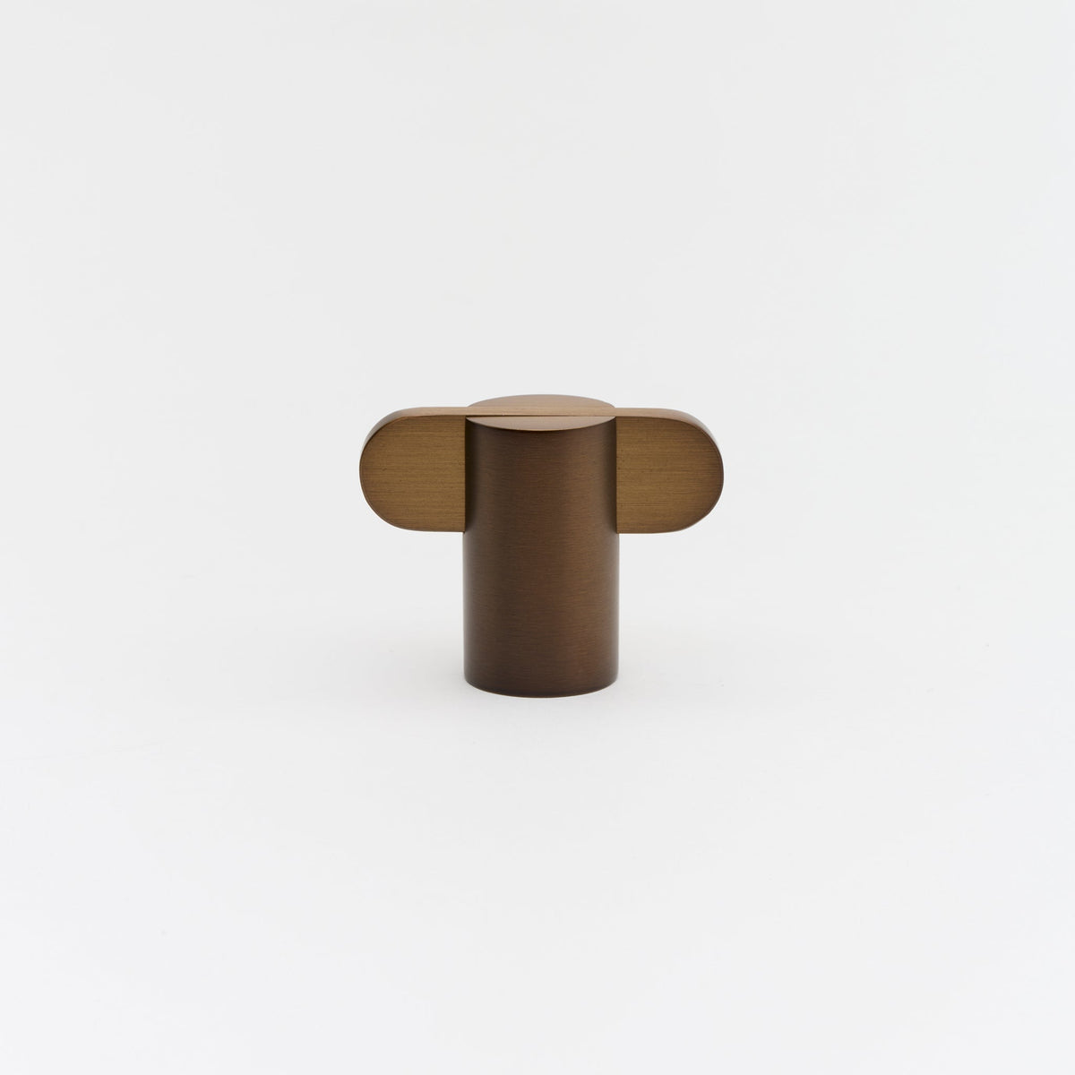 Intersect Knob Bronze — view 1
