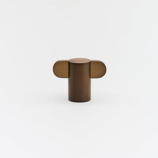 Intersect Knob Bronze — view 1