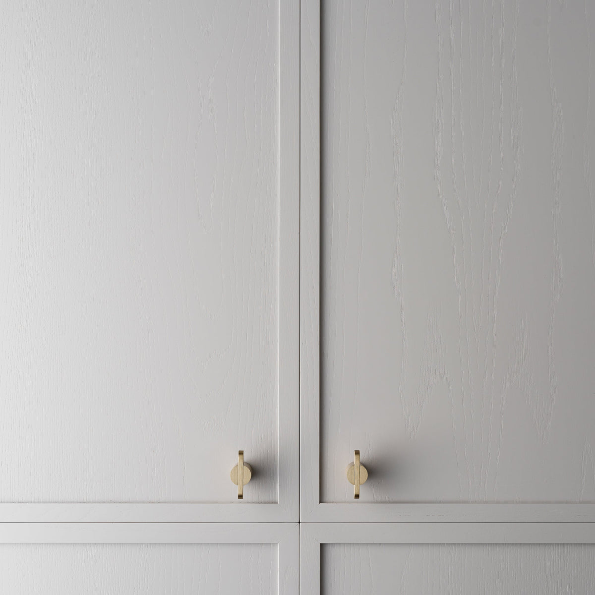 Intersect Knob Aged Brass — view 4