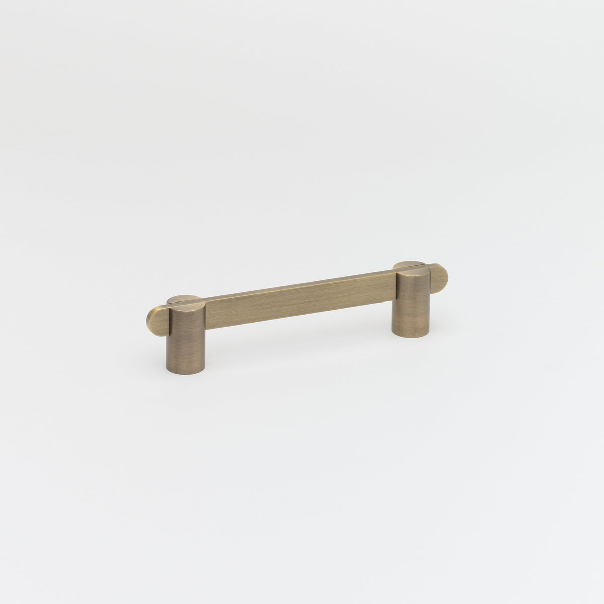 Intersect Pull Aged Brass — view 3
