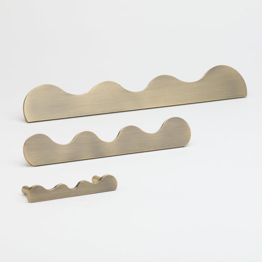 Karu Pull Aged Brass — view 1
