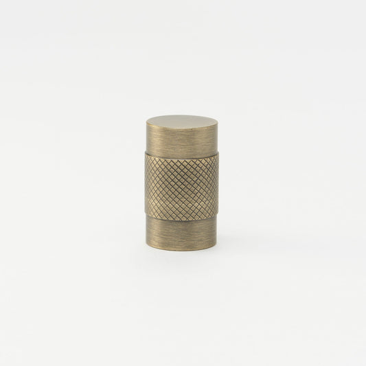 Kintore Knob Aged Brass — view 1