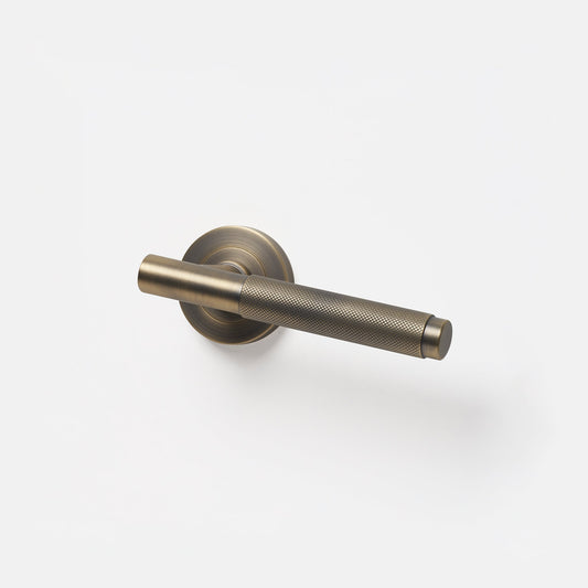 Kintore Lever Aged Brass — view 1