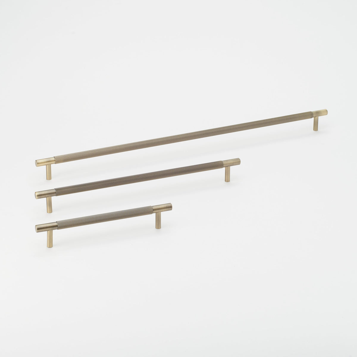 Linear Pull Aged Brass — view 1