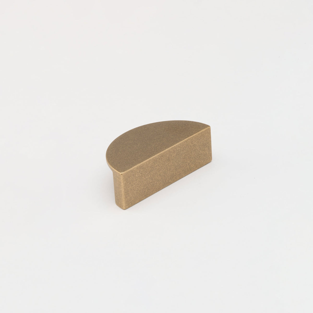Luna Pull Tumbled Brass — view 4