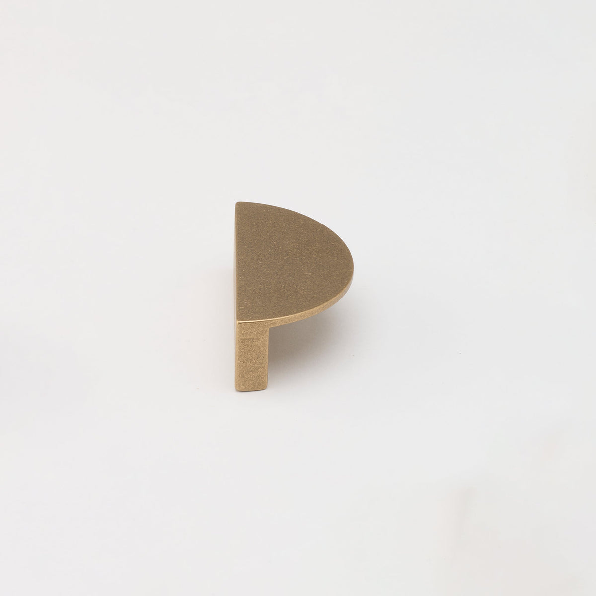 Luna Pull Tumbled Brass — view 5