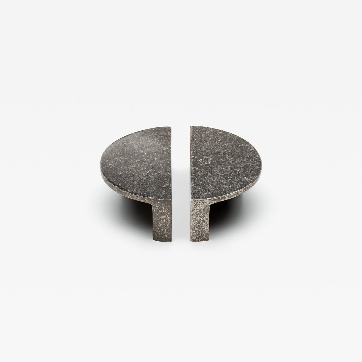 Luna Pull Tumbled Nickel — view 1