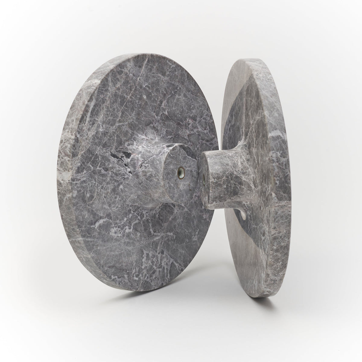Ora Entry Pull Tundra Grey Marble — view 3