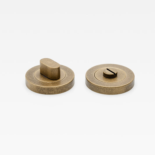Privacy Turn Tumbled Brass — view 1
