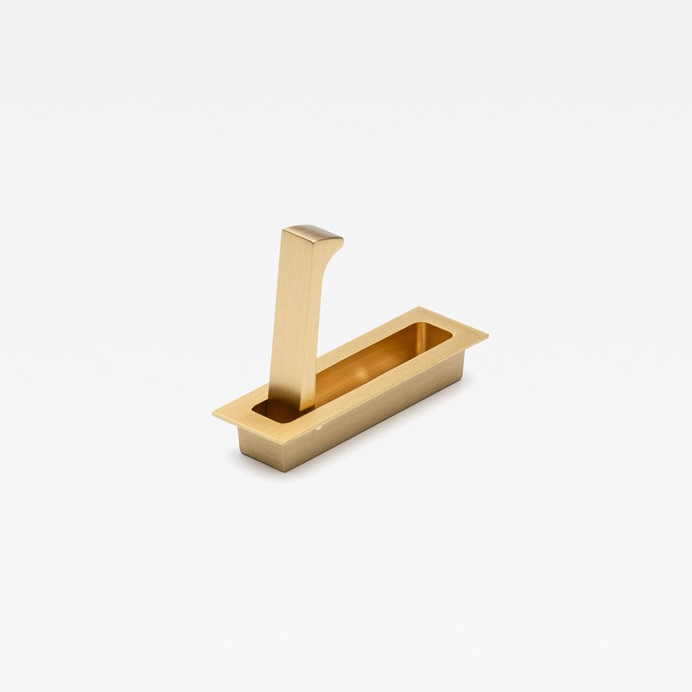 Sliding Door Edge Pull Brass — view 3