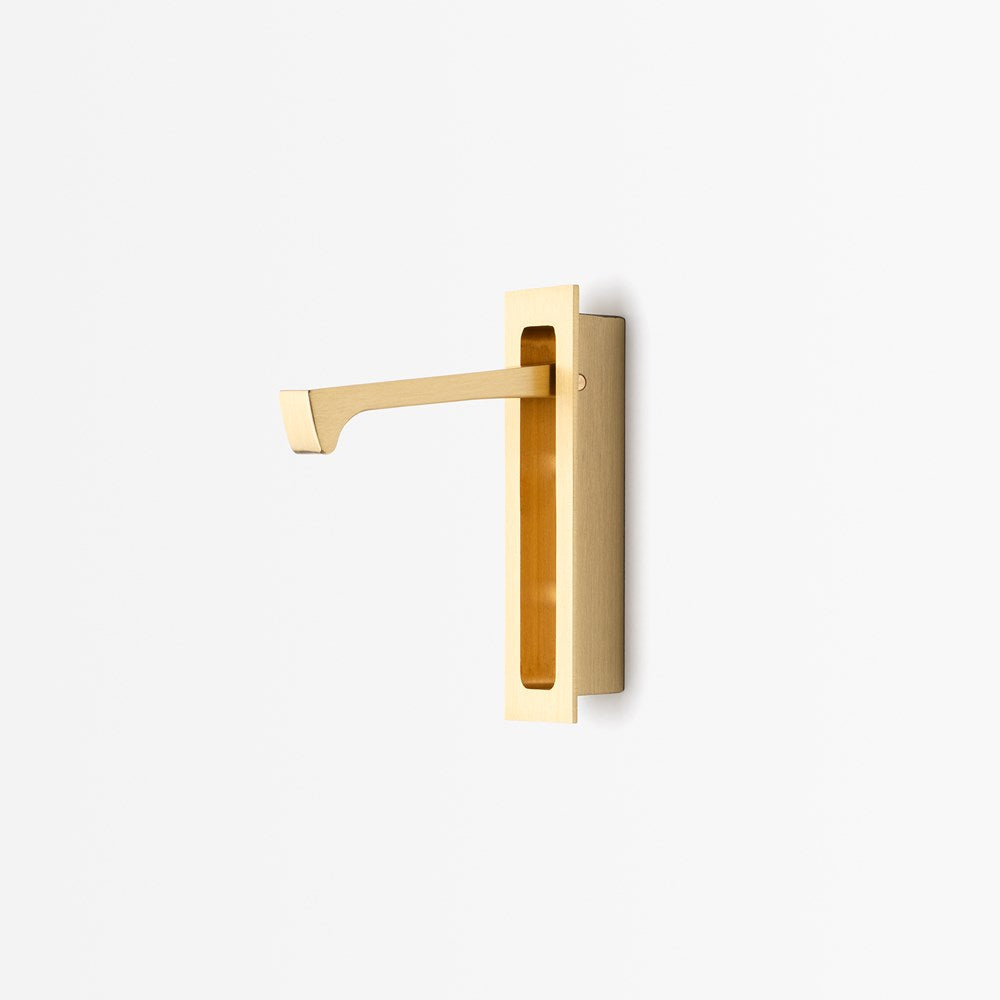 Sliding Door Edge Pull Brass — view 1
