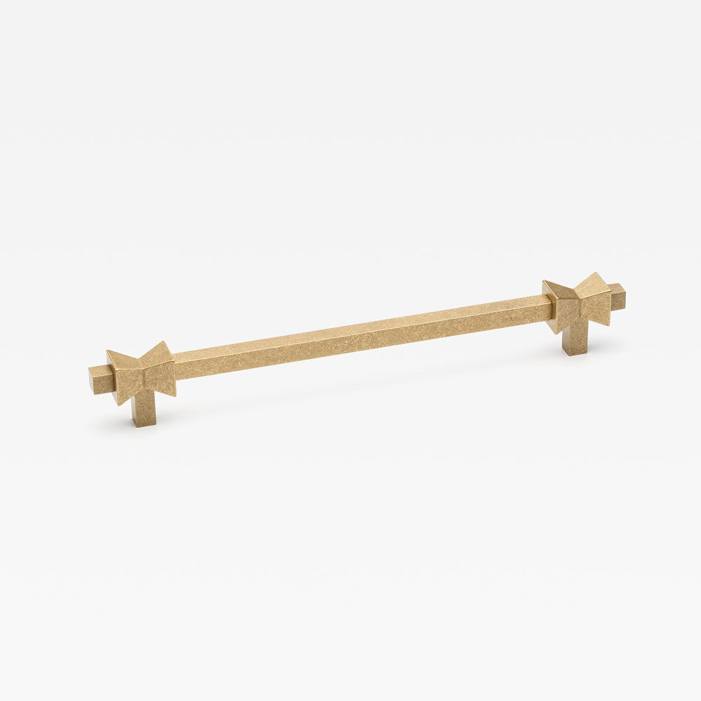 Forma Appliance Pull Tumbled Brass — view 1