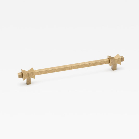 Forma Appliance Pull Tumbled Brass — view 1