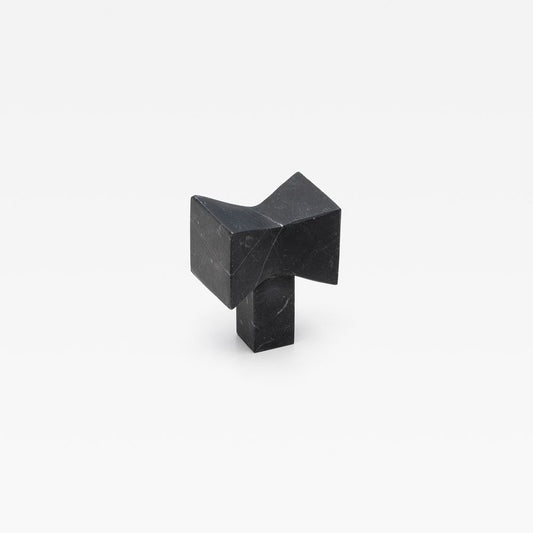 Forma Marble Knob Black — view 1