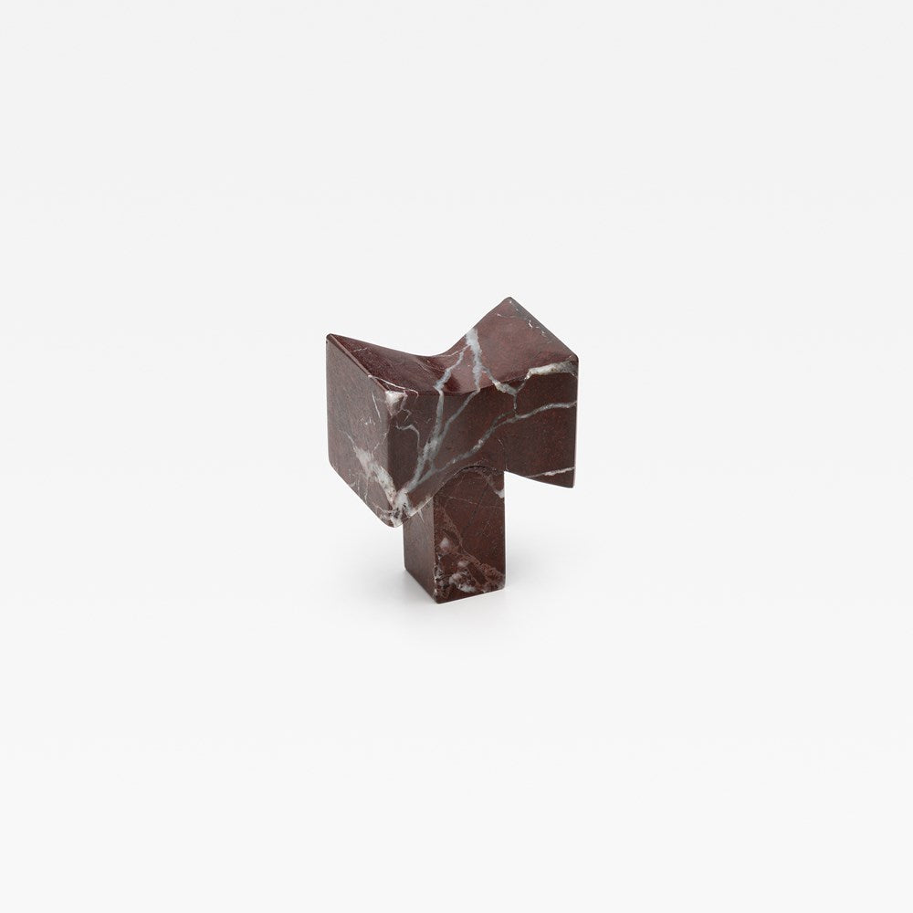 Forma Marble Knob Rosso — view 1