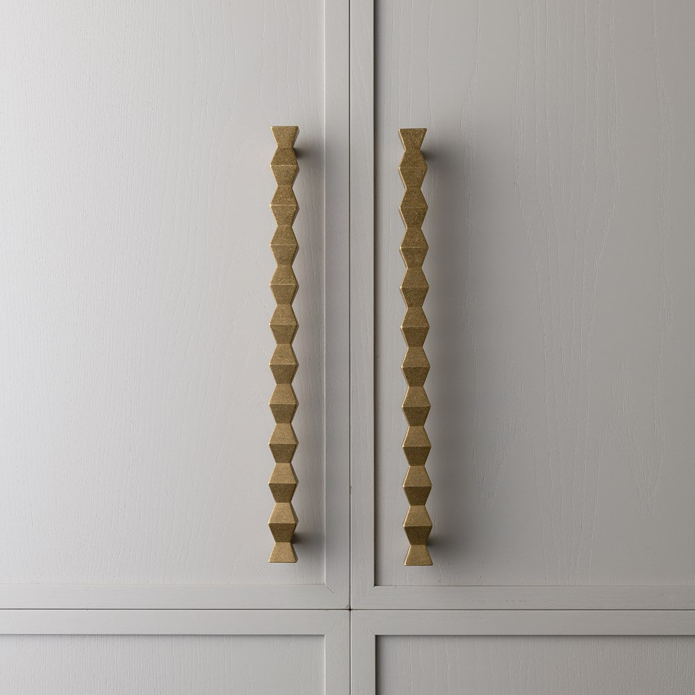 Forma Pull Tumbled Brass — view 5