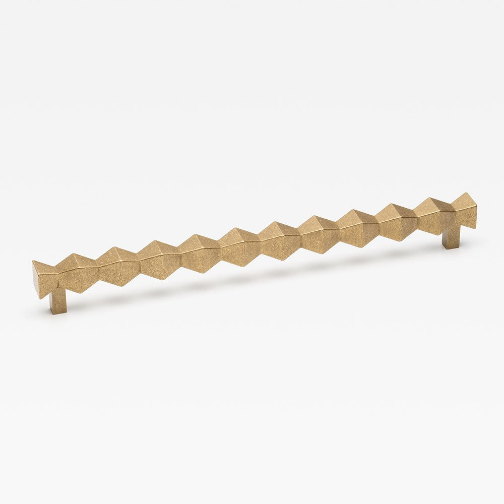 Forma Pull Tumbled Brass — view 3