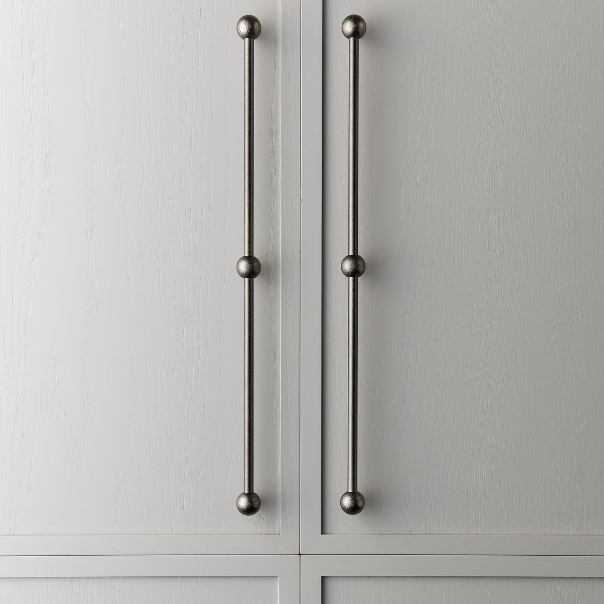 Sphere Appliance Pull Tumbled Nickel — view 4