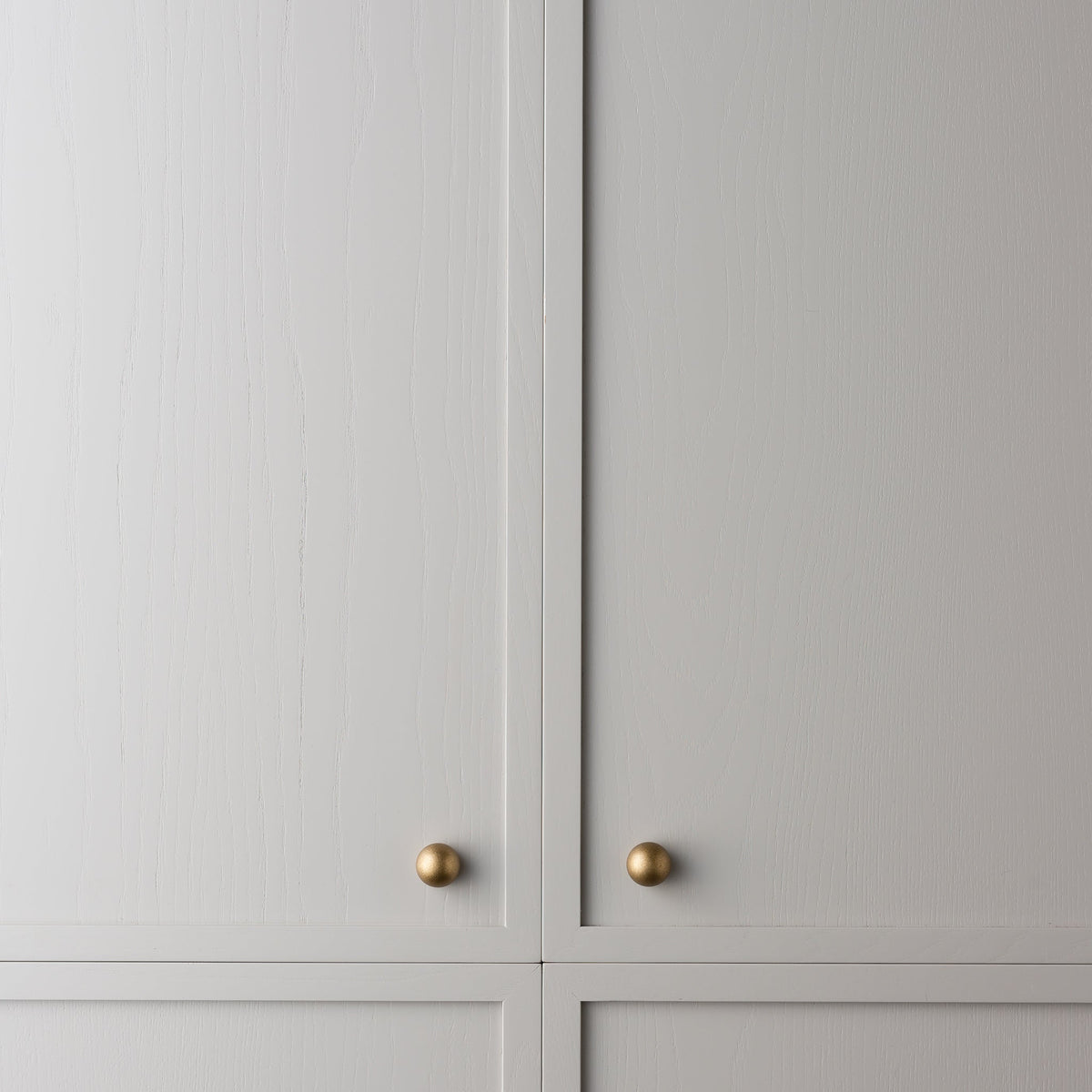 Sphere Knob Tumbled Brass — view 5