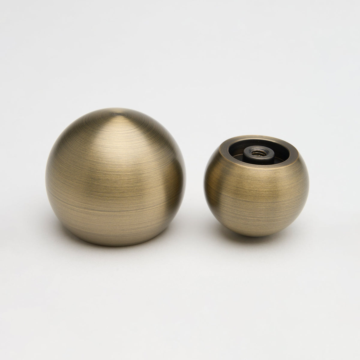 Sphere Knob Aged Brass — view 4